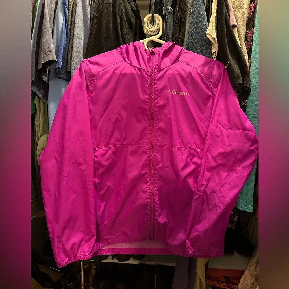 Columbia Girls Switchback II Water-Resistant Jacket (Bright Plum)